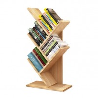 Zigzag wooden wall kids book shelf