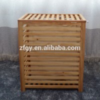 wood storage basket