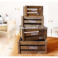 Paulownia wooden storage sorting box