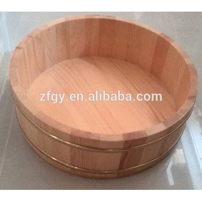 Wooden bathroom for footbath maintenance wood basin