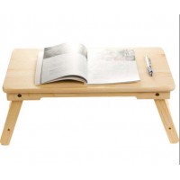 Wooden folding laptop bed table