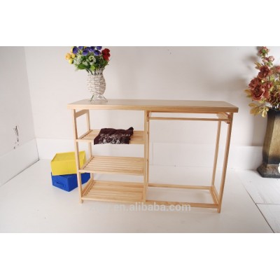 Real wood is easy to receive laundry laundry basket basket placed sorting table