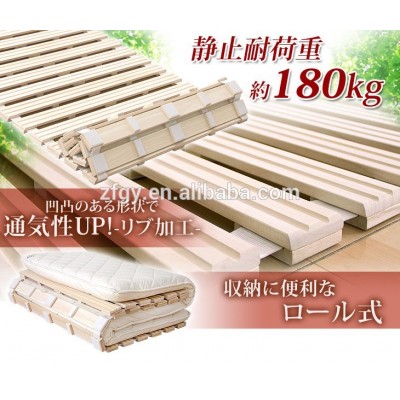 Paulownia bed folding mail-order shutter Japanese exports receive a folding bed