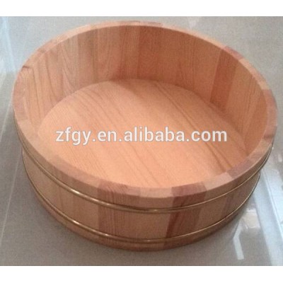 Solid wood bathroom wash tub footbath pine export shower basin