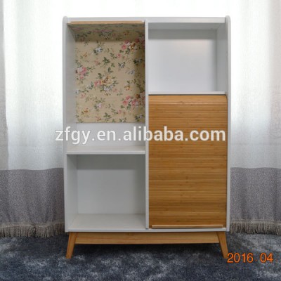 Good quality solid wooden portable bookshelf bookcase