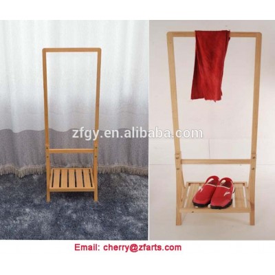 Discount bathroom wooden standing corner towel rack